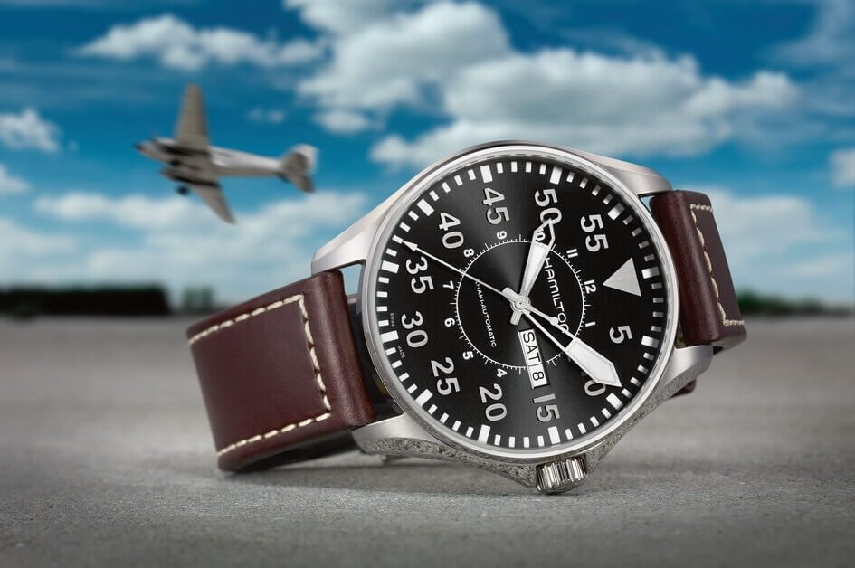 Hamilton Orologio Pilot Auto 46mm H64715135 Aviation - immagine 3
