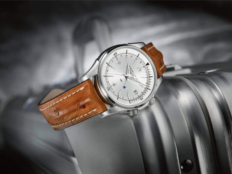 Hamilton Traveler Gmt 42mm H32625555 Jazzmaster - immagine 3