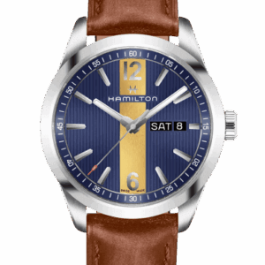 Hamilton Giallo Blu H43311541 Orologio Uomo Broadway