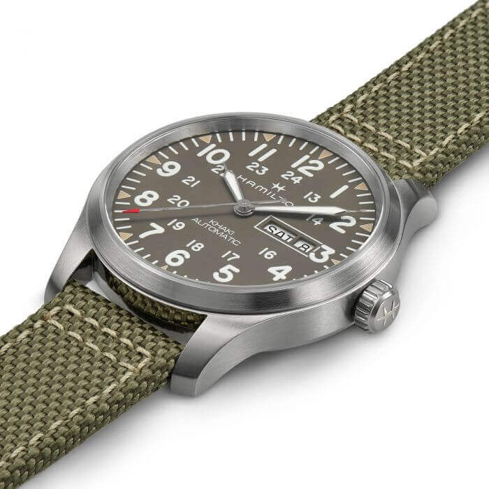 Hamilton Day Date H70535081 Khaki Field - immagine 4