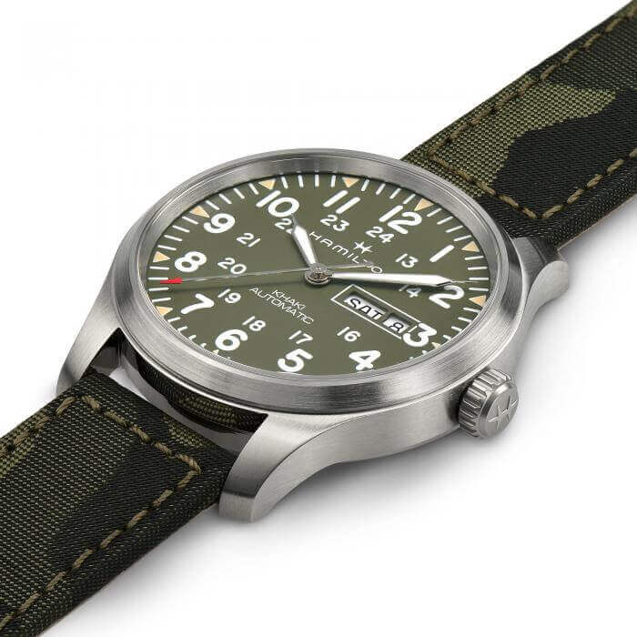 Hamilton Day Date Auto H70535061 Khaki Field - immagine 4