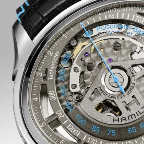 Hamilton Face 2 Ii Auto Chrono H32866781 Jazzmaster - immagine 3