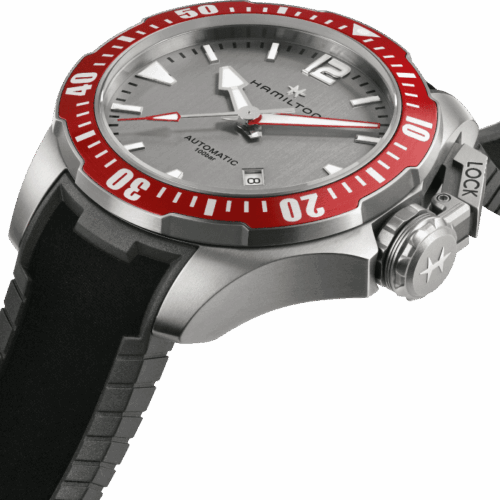 Hamilton Frogman Titanium Auto H77805380 Khaki Navy - immagine 2
