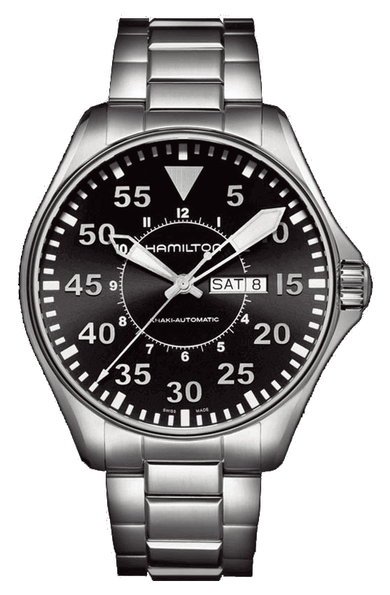 Hamilton Orologio Pilot Auto 46mm H64715135 Aviation