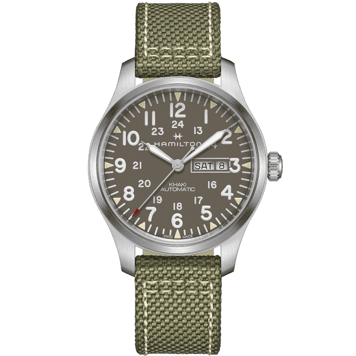 Hamilton Day Date H70535081 Khaki Field