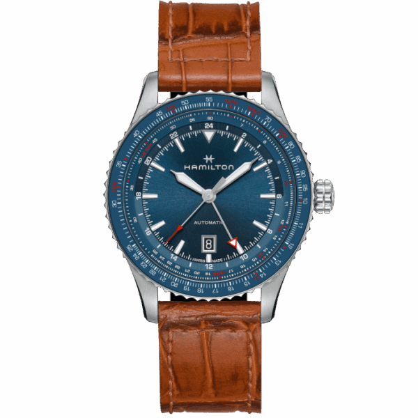 Hamilton Converter Auto Gmt H76715540 Khaki Aviation