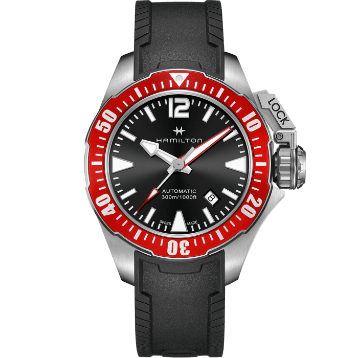 Hamilton Frogman Auto H77725335 Khaki Navy