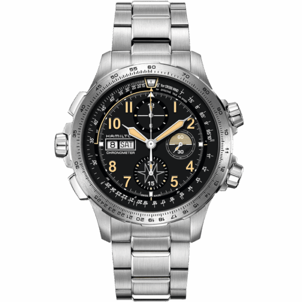 Hamilton X Wind Day Date Auto Chrono | Limited Edition H77796135 Khaki Aviation