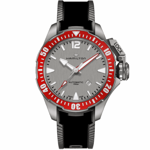 Hamilton Frogman Titanium Auto H77805380 Khaki Navy