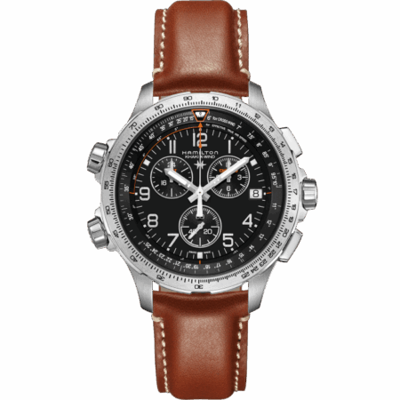 Hamilton X Wind Gmt Chrono Quartz H77912535 Khaki Aviation