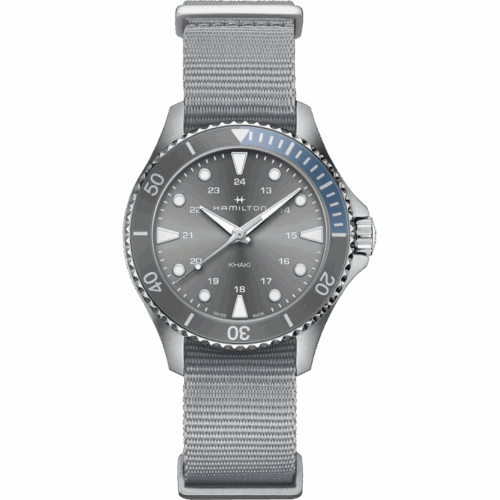 Hamilton Scuba Quartz H82211981 Khaki Navy