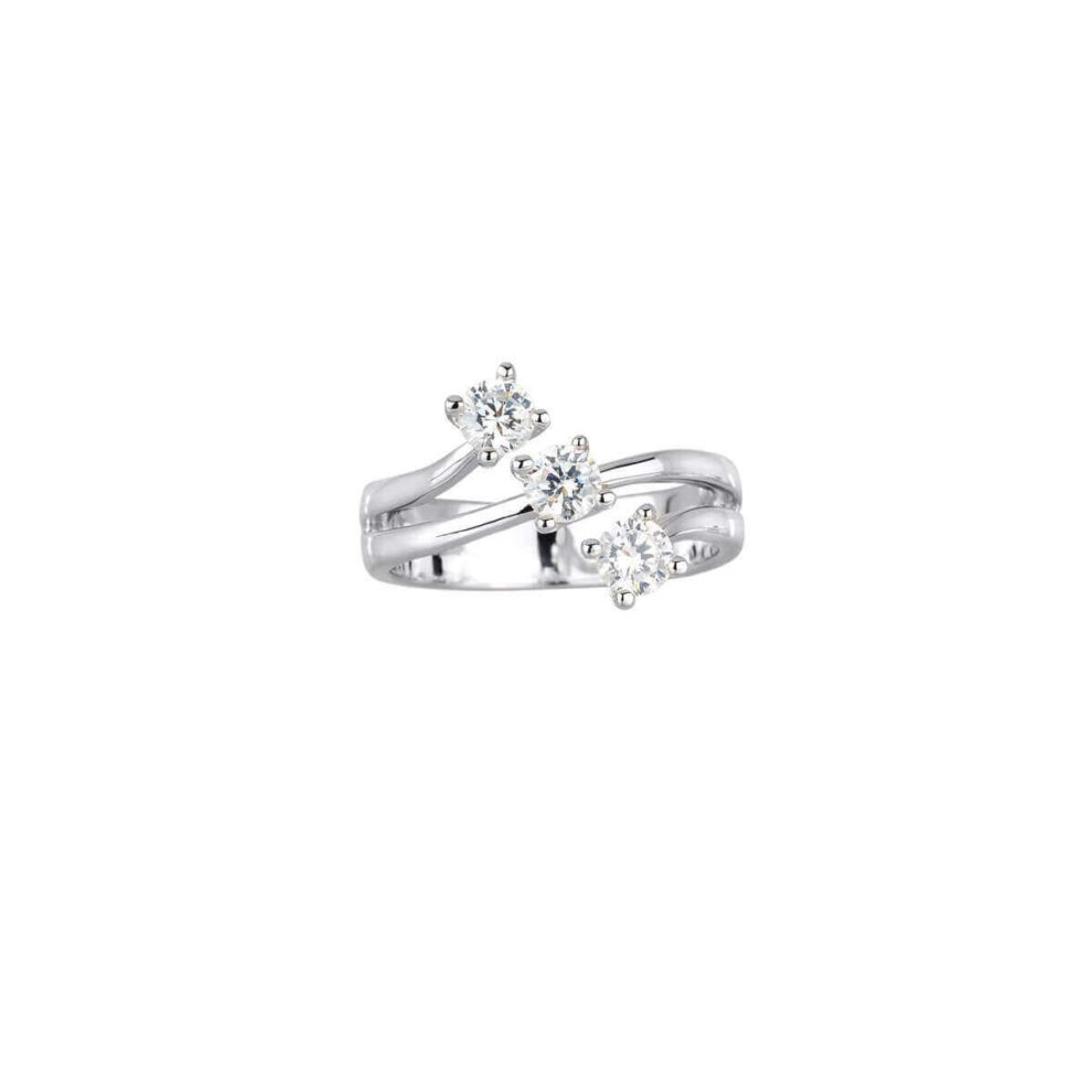 Mabina Anello Trilogy Zirconi 523037