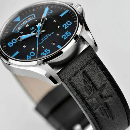 Hamilton Pilot Day Date Air Zermatt Auto H64625731 Khaki Aviation - immagine 3