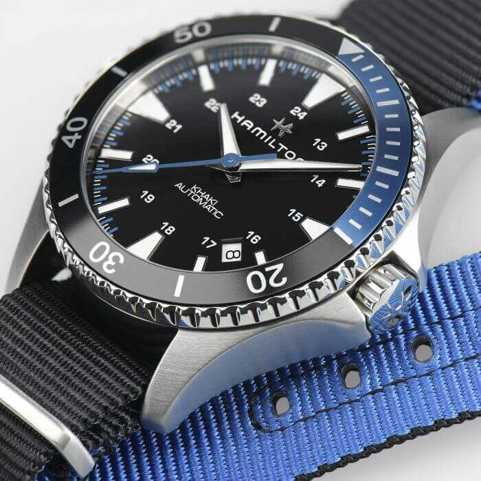 Hamilton Scuba Auto H82315931 Khaki Navy - immagine 2