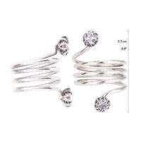 Yvone Christa Spiral Circular Zirconia R4167 Anelli