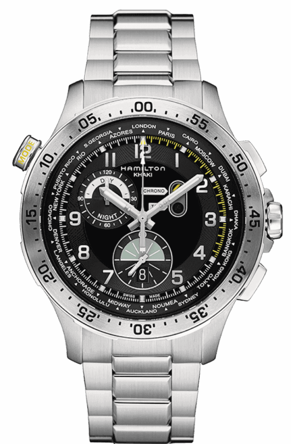 Hamilton Worldtimer Chrono Quartz H76714135 Aviation