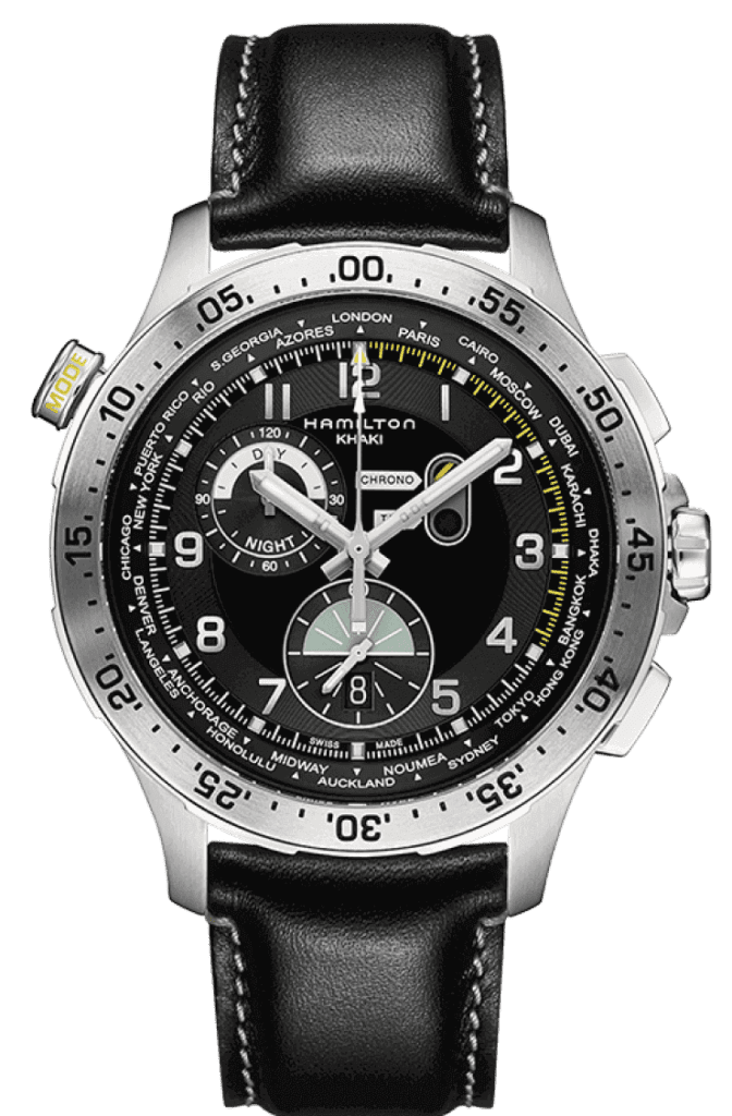 Hamilton Worldtimer Chrono Quartz H76714735 Orologi Aviation