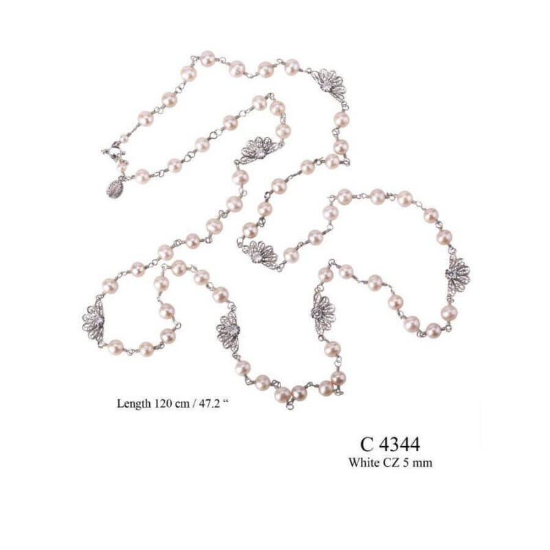 Yvone Christa Long Zinnia C4344 Collane