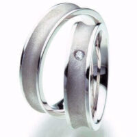 Unica Fedi Matrimoniali Oro Bianco Nic0026