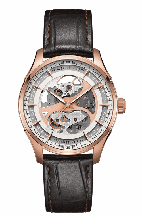 Hamilton Viewmatic Skeleton Gent Auto H42545551 Jazzmaster