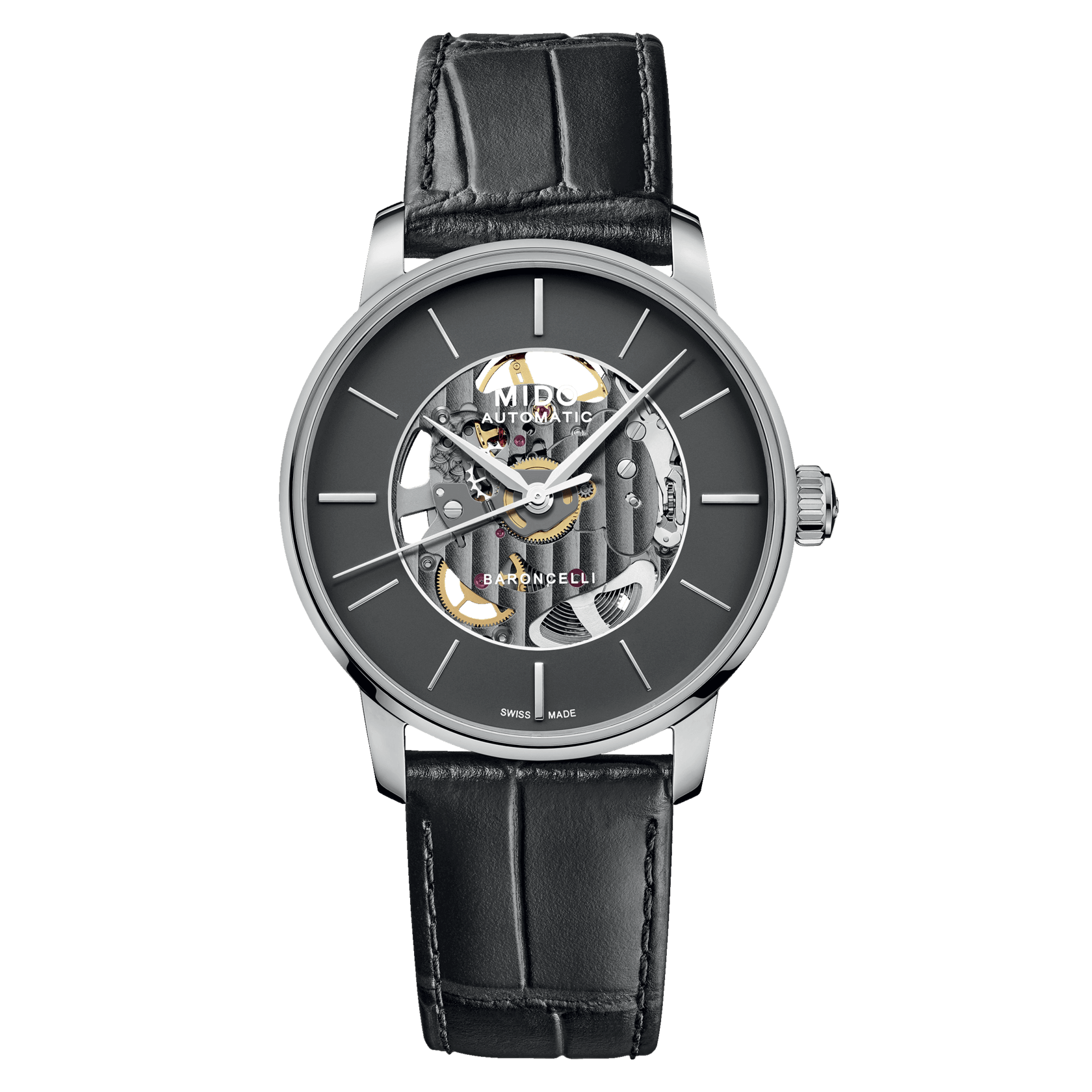 Mido Baroncelli Signature Skeleton
