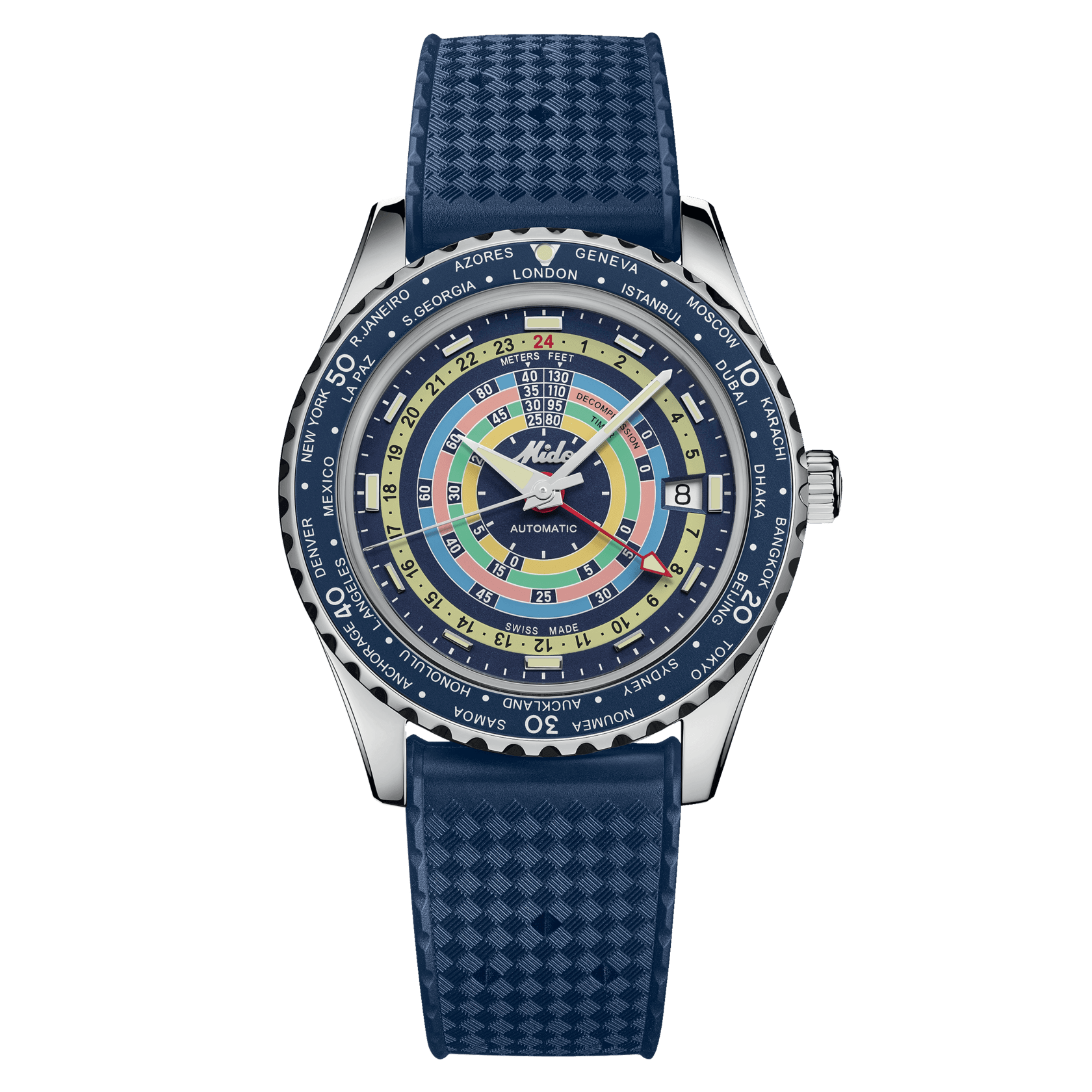 Mido Ocean Star Decompression Worldtimer