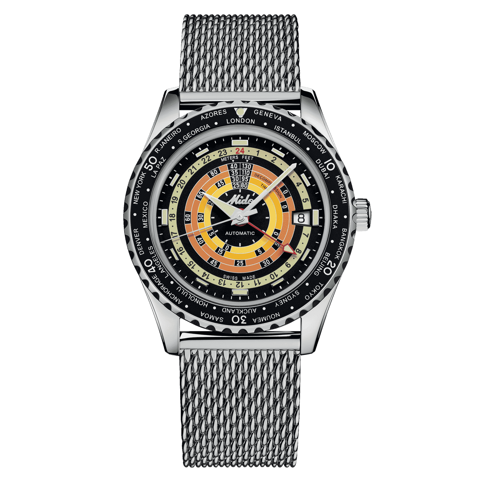 Mido Ocean Star Decompression Worldtimer - immagine 2