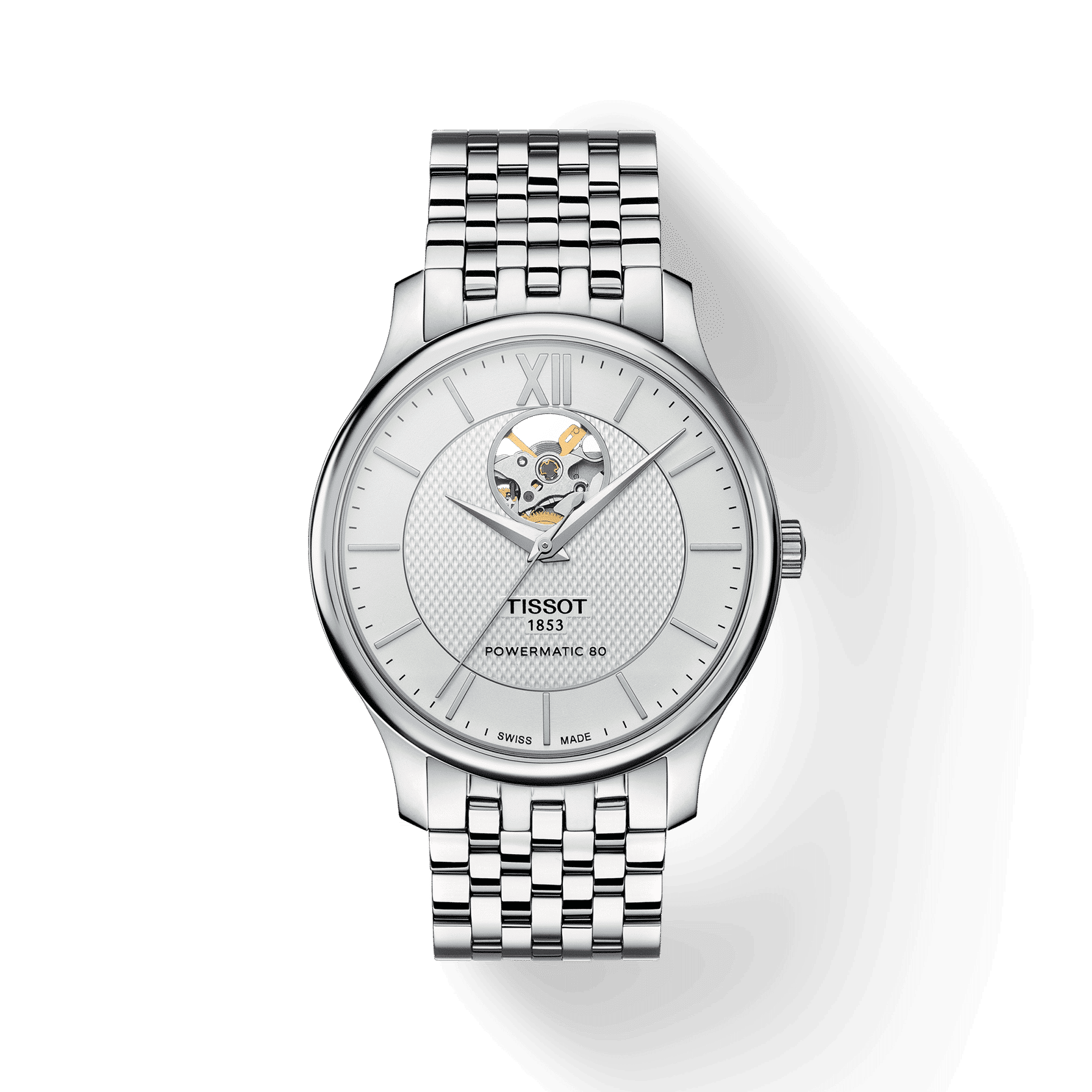 Tissot Tradition Powermatic 80 Open Heart T0639071103800