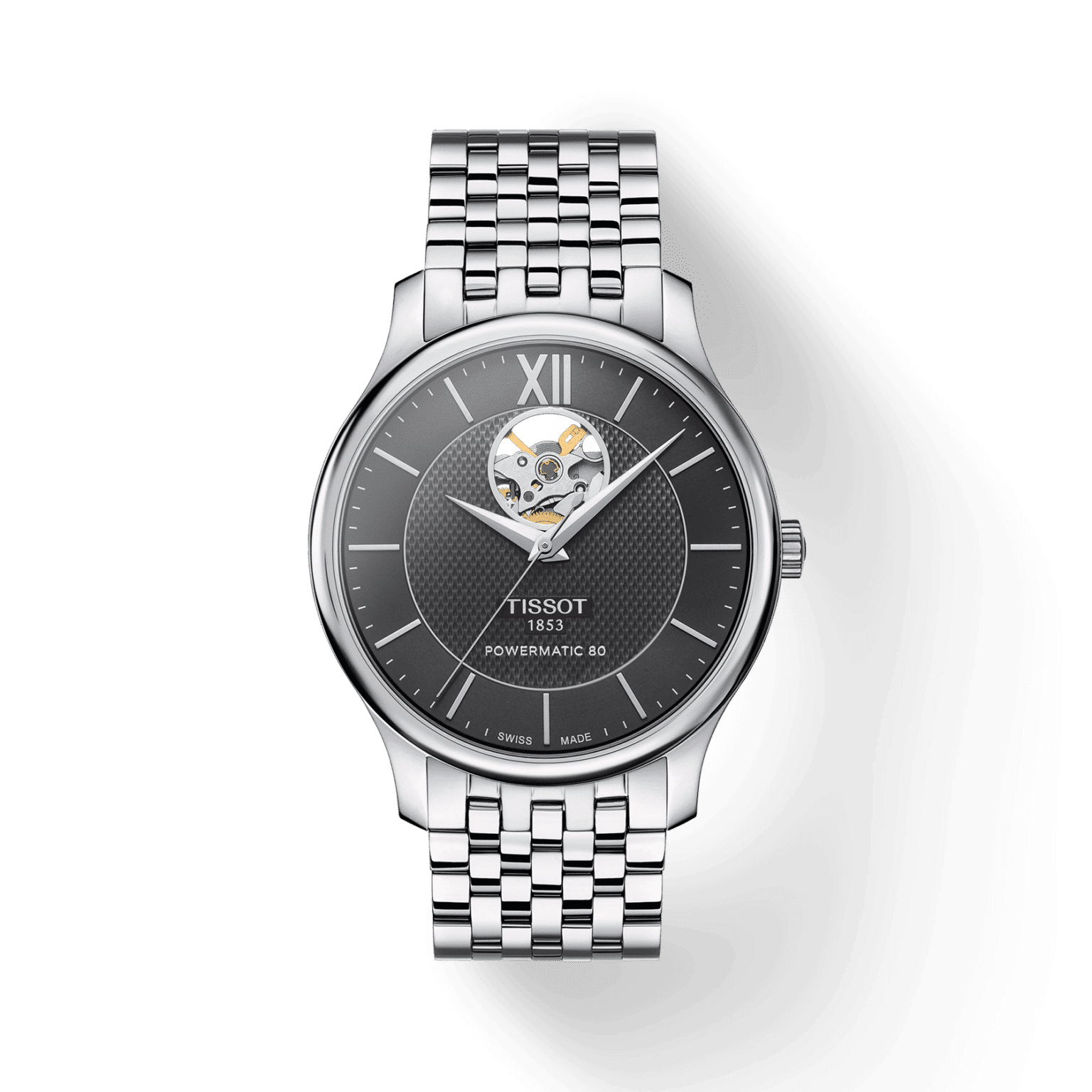 Tissot Tradition Powermatic 80 Open Heart T0639071105800