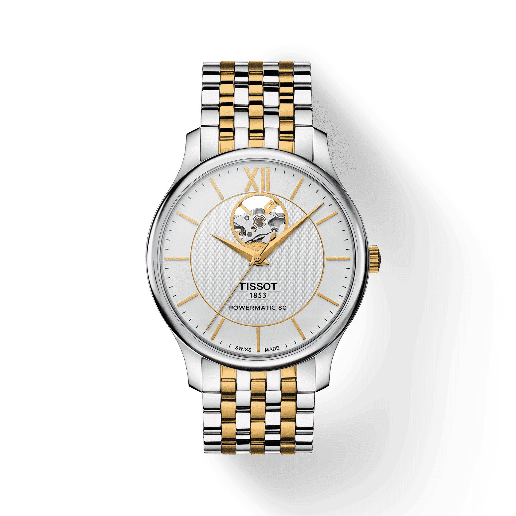 Tissot Tradition Powermatic 80 Open Heart T0639072203800