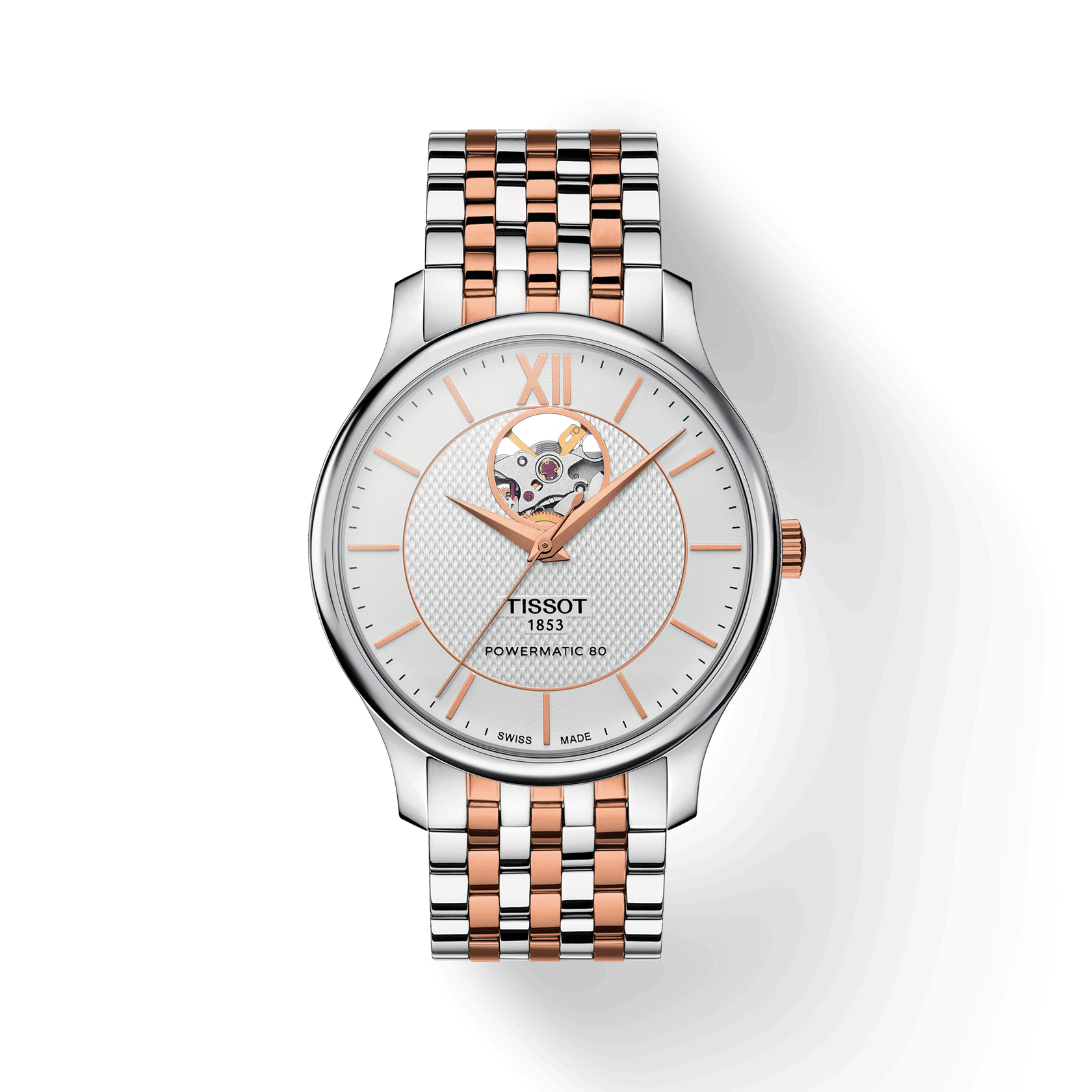 Tissot Tradition Powermatic 80 Open Heart T0639072203801