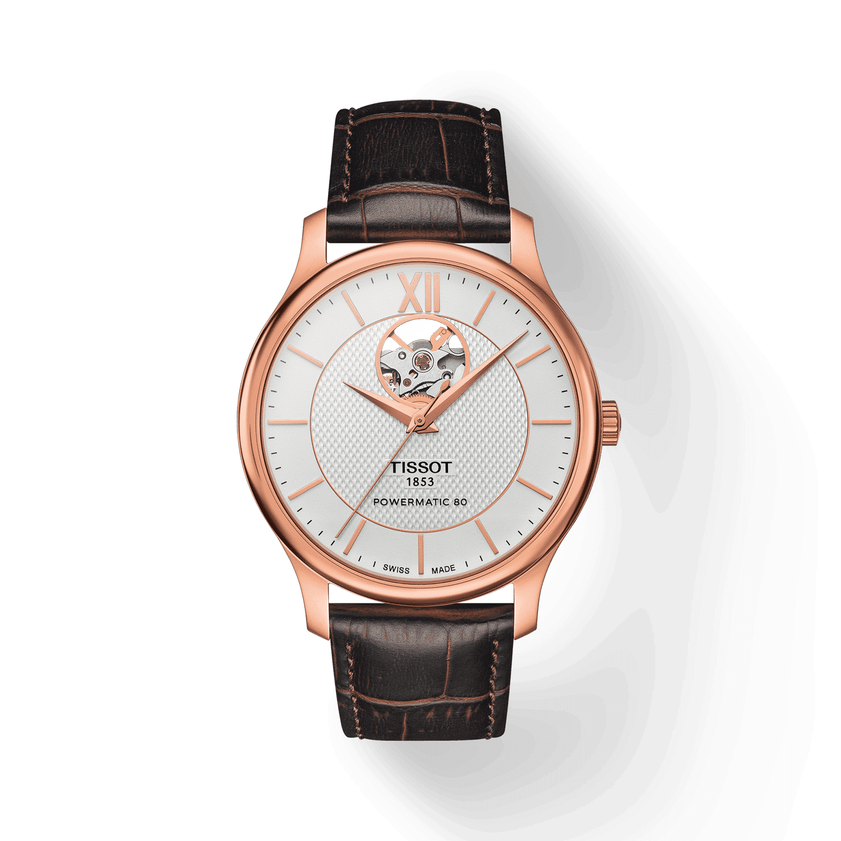 Tissot Tradition Powermatic 80 Open Heart T0639073603800