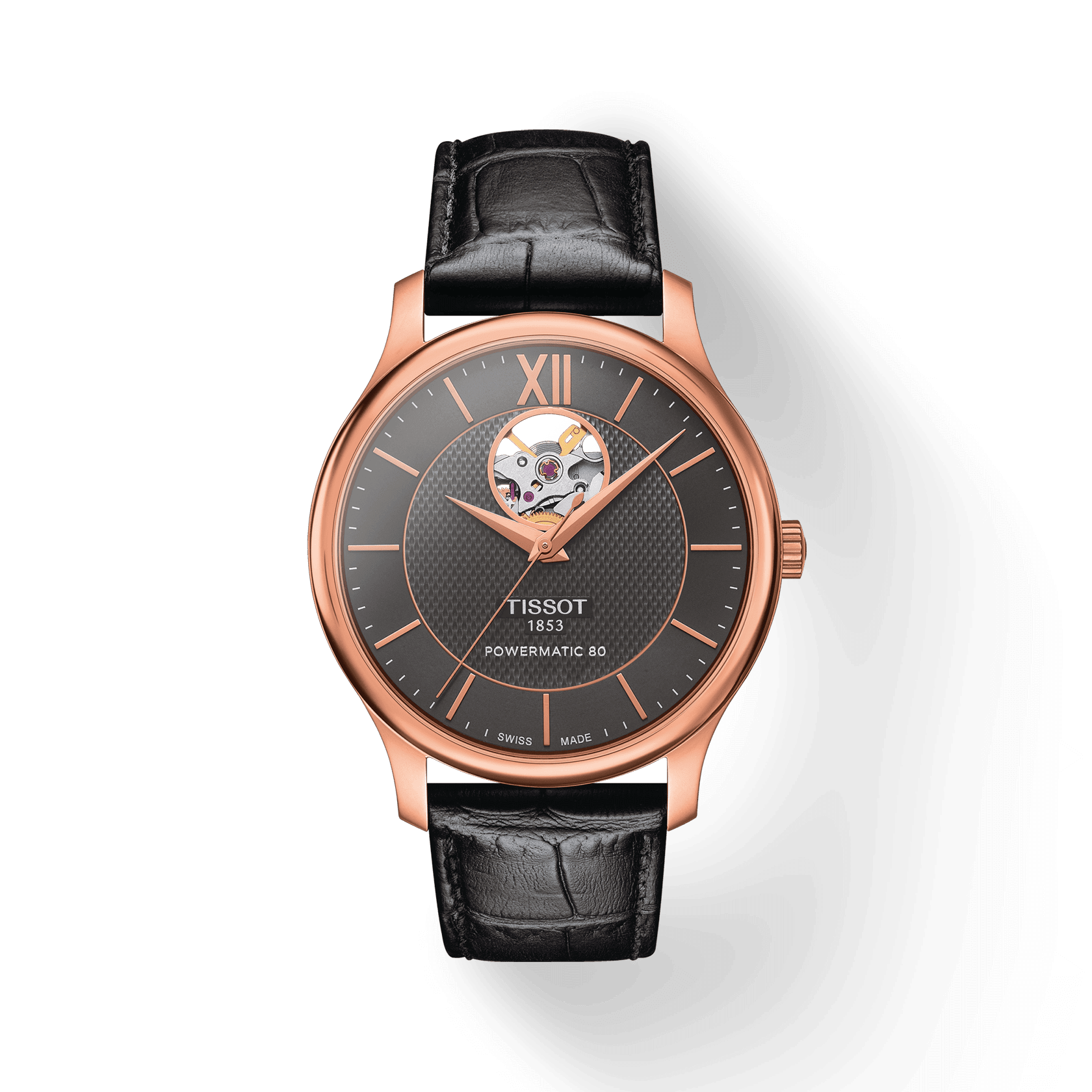 Tissot Tradition Powermatic 80 Open Heart T0639073606800