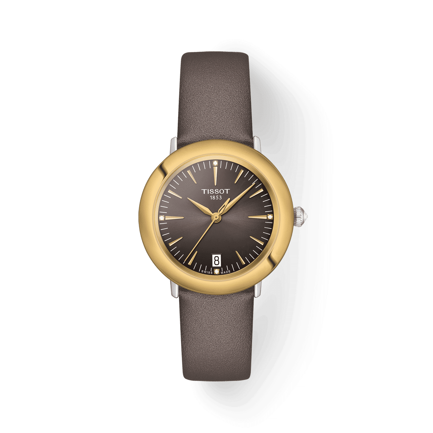 Tissot Glendora 18K Gold bezel T9292104606600