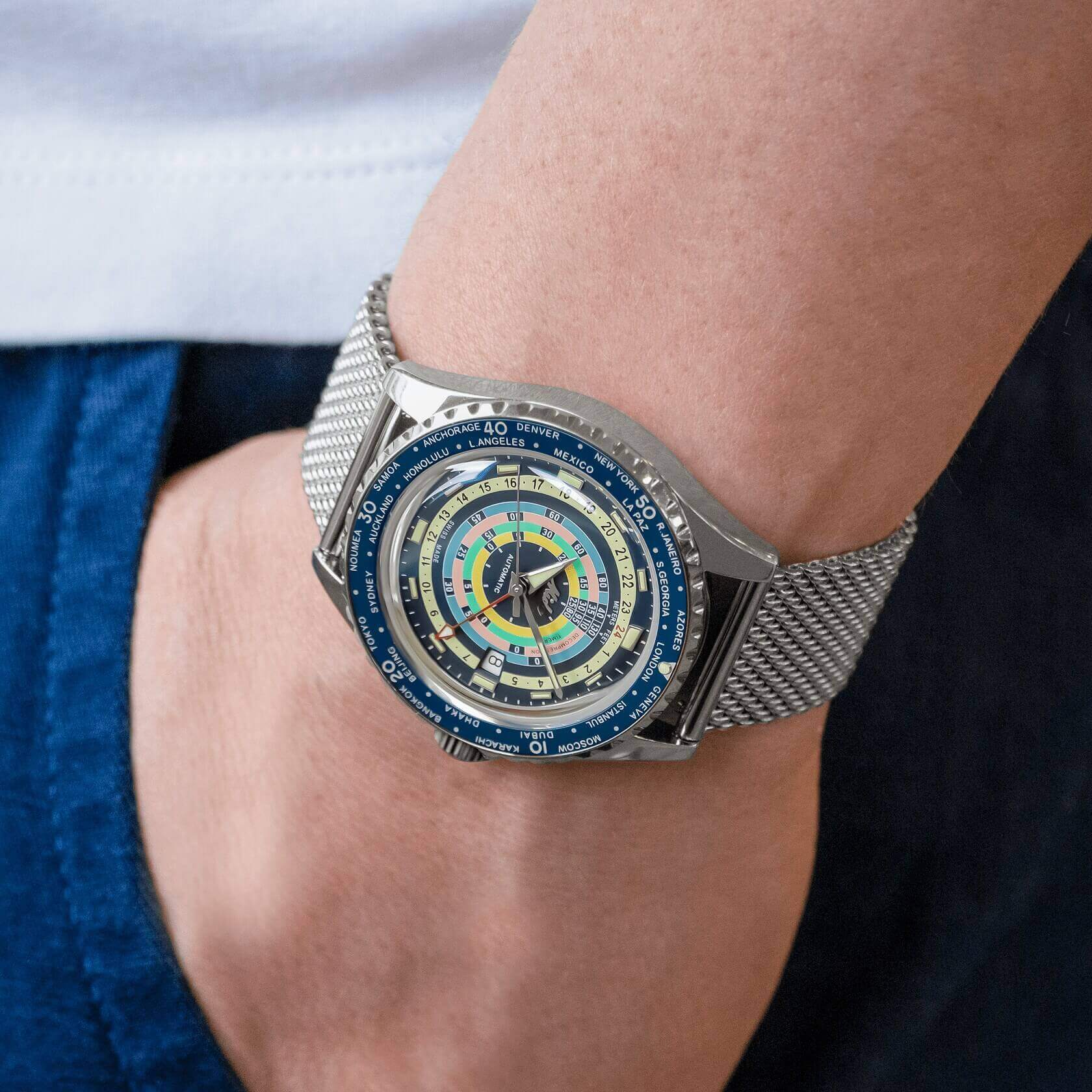Mido Ocean Star Decompression Worldtimer - immagine 8