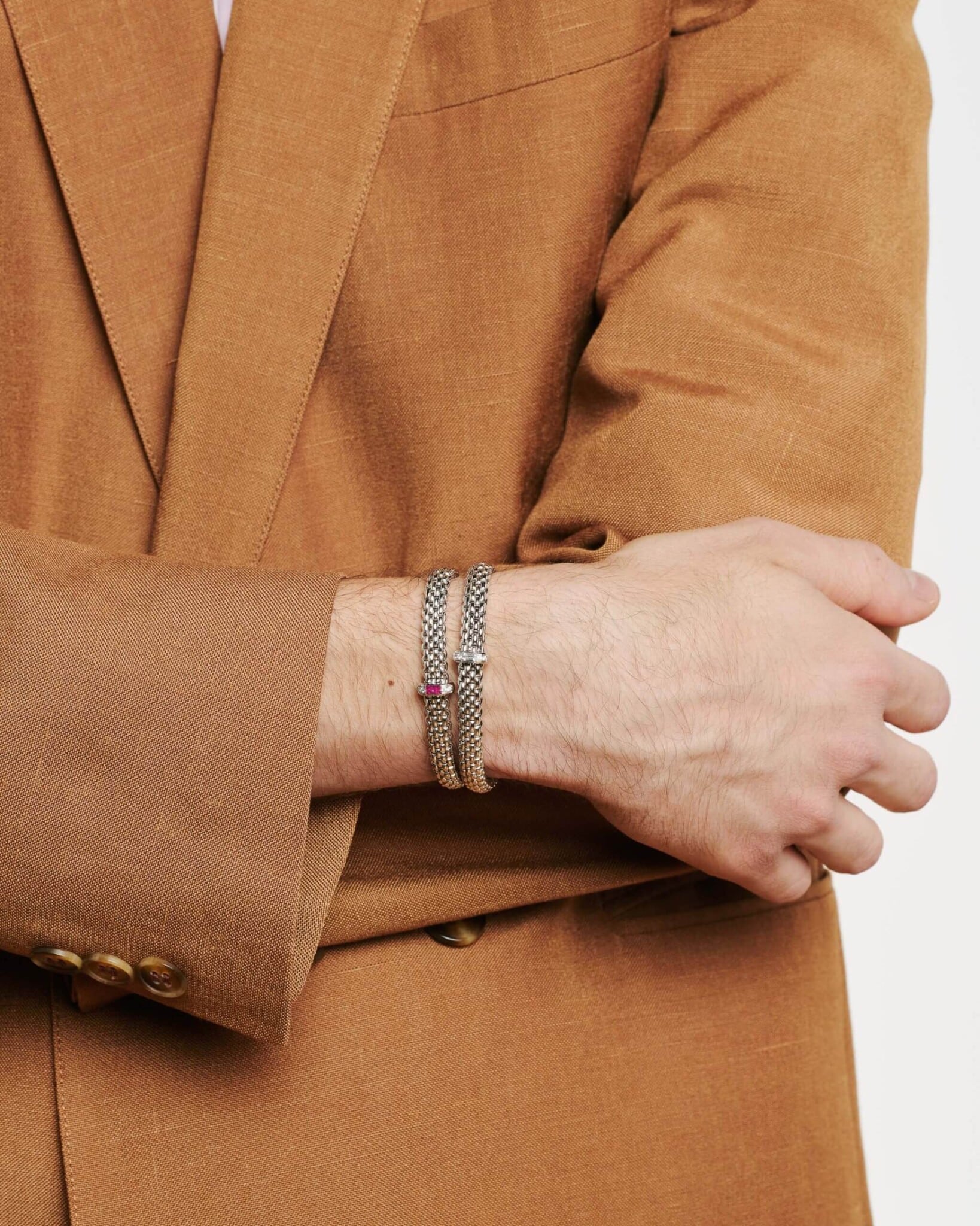 Fope Bracciale Flex'it con rubino - 58302BX_B4 - FOPE - immagine 4