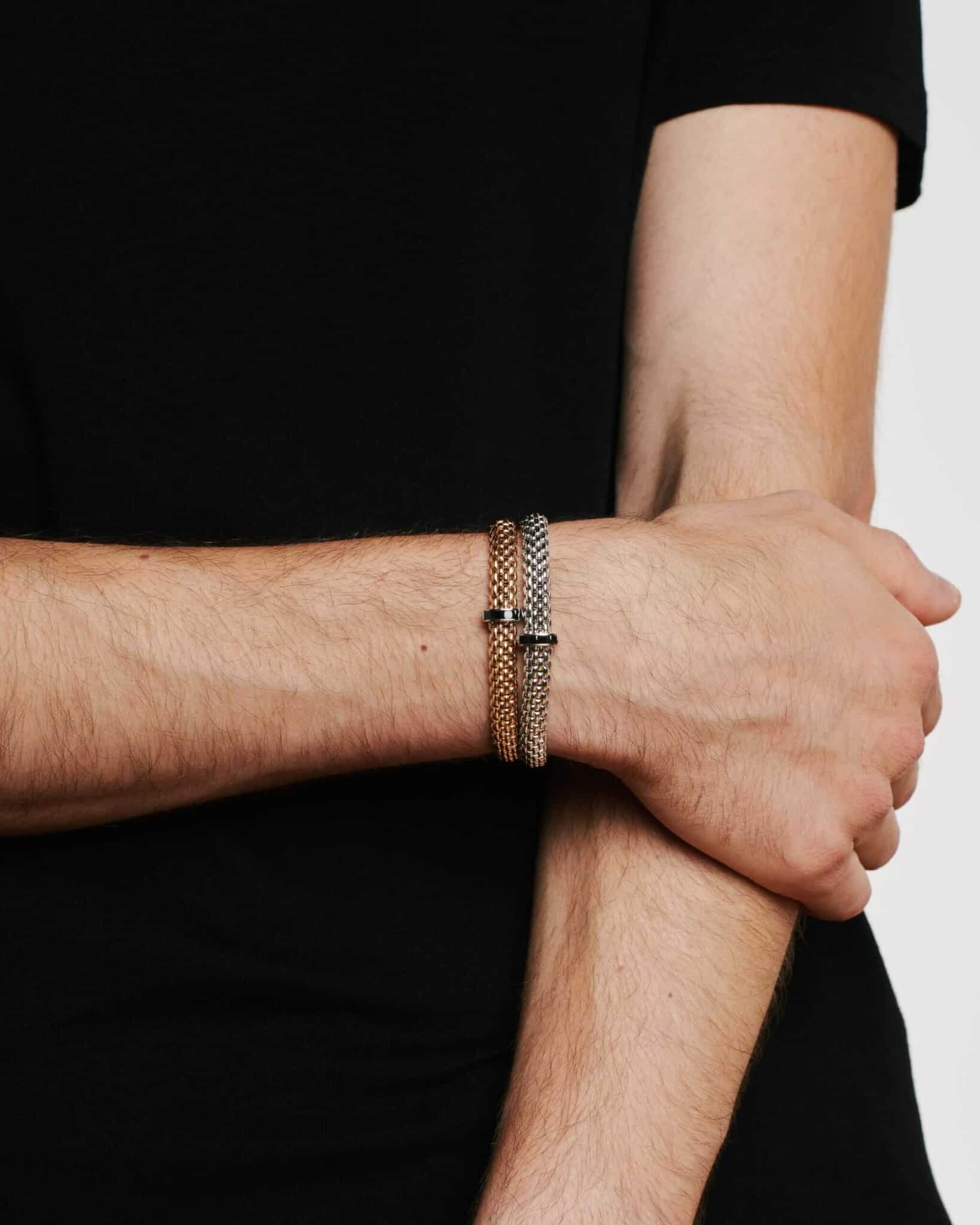 Fope Bracciale Flex'it con brillante nero - 58402BX_BN - FOPE - immagine 4