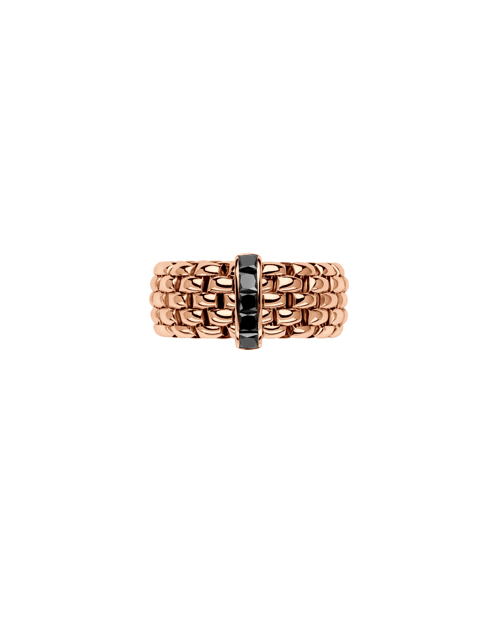 Fope Anello Flex'it con diamanti neri - 52504AX_BN - FOPE - immagine 2