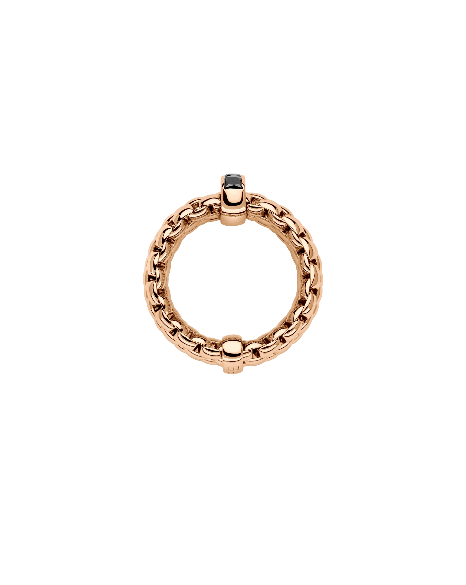 Fope Anello Flex'it con diamanti neri - 52504AX_BN - FOPE - immagine 3