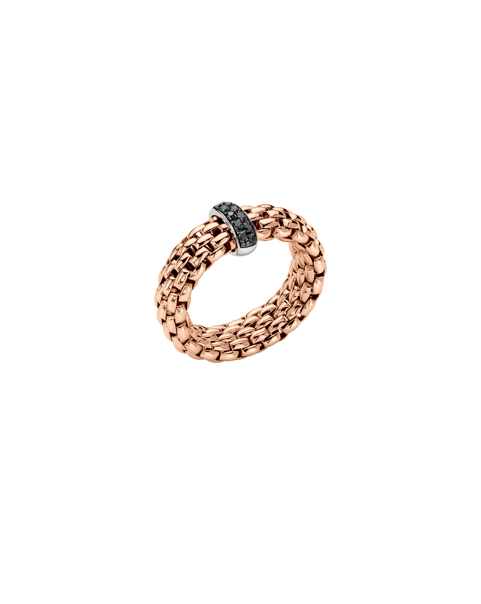 Fope Anello Flex'it con diamanti neri - 55902AX_BN - FOPE