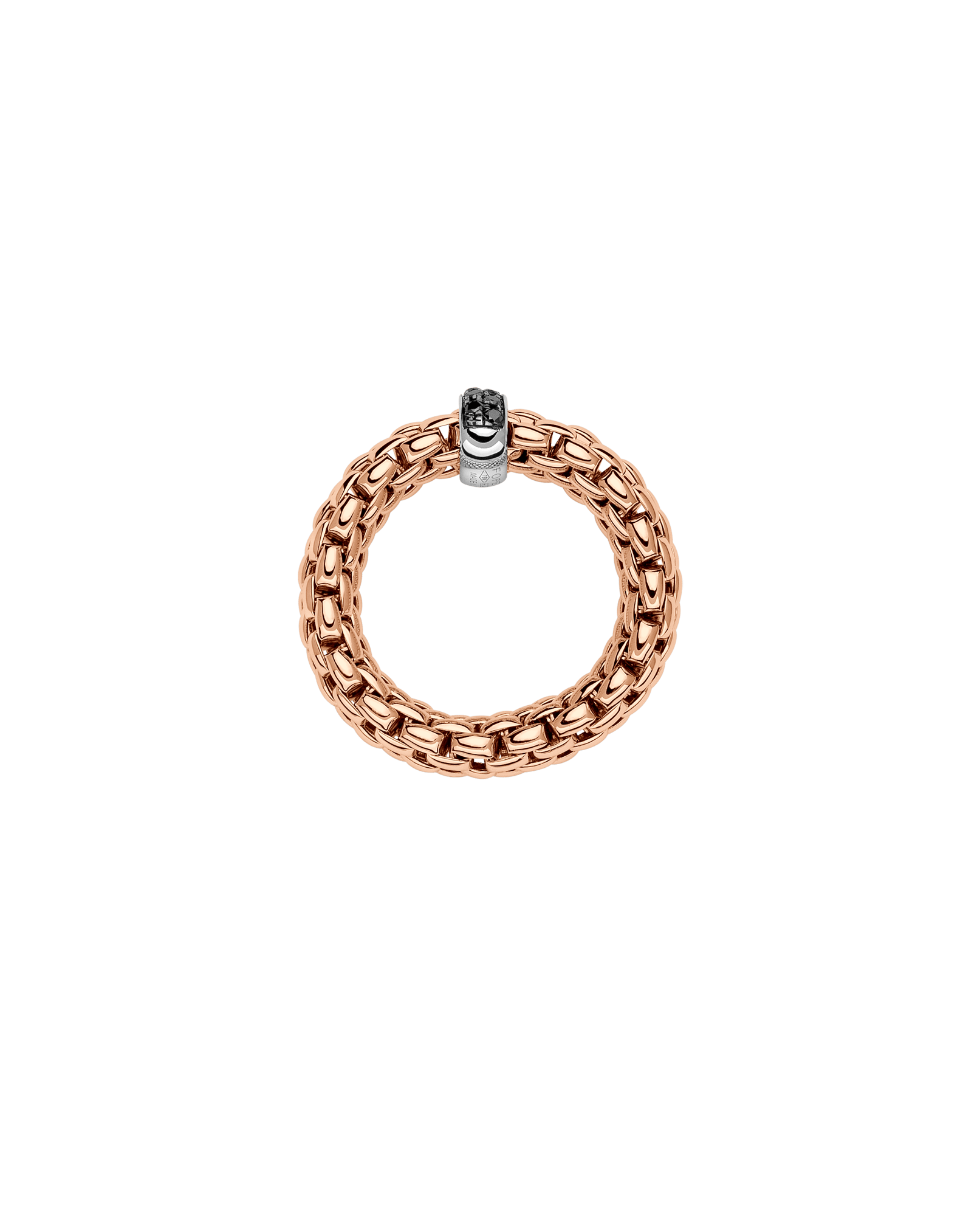 Fope Anello Flex'it con diamanti neri - 55902AX_BN - FOPE - immagine 3