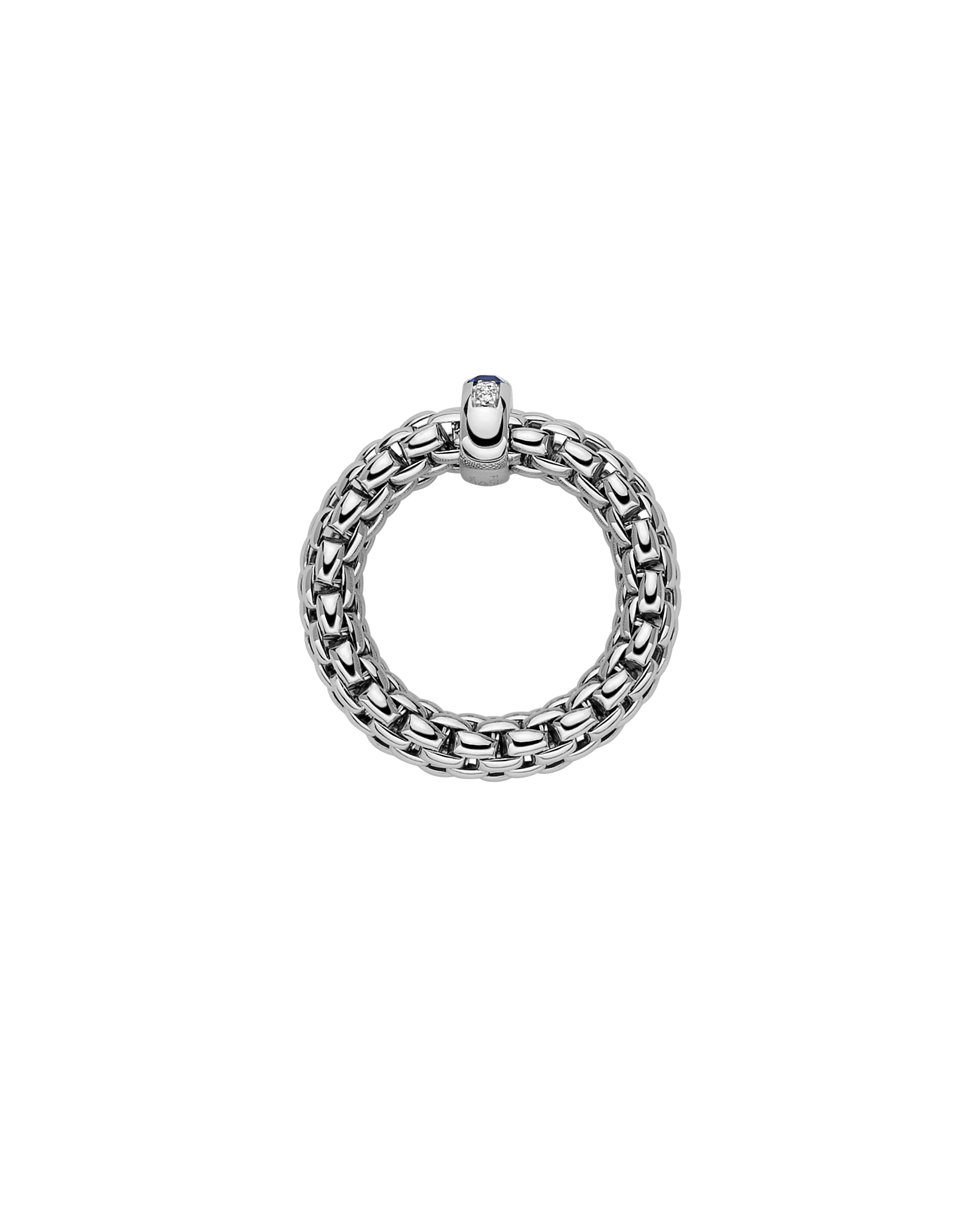 Fope Anello Flex'it con zaffiro - 58302AX_B2 - FOPE - immagine 3