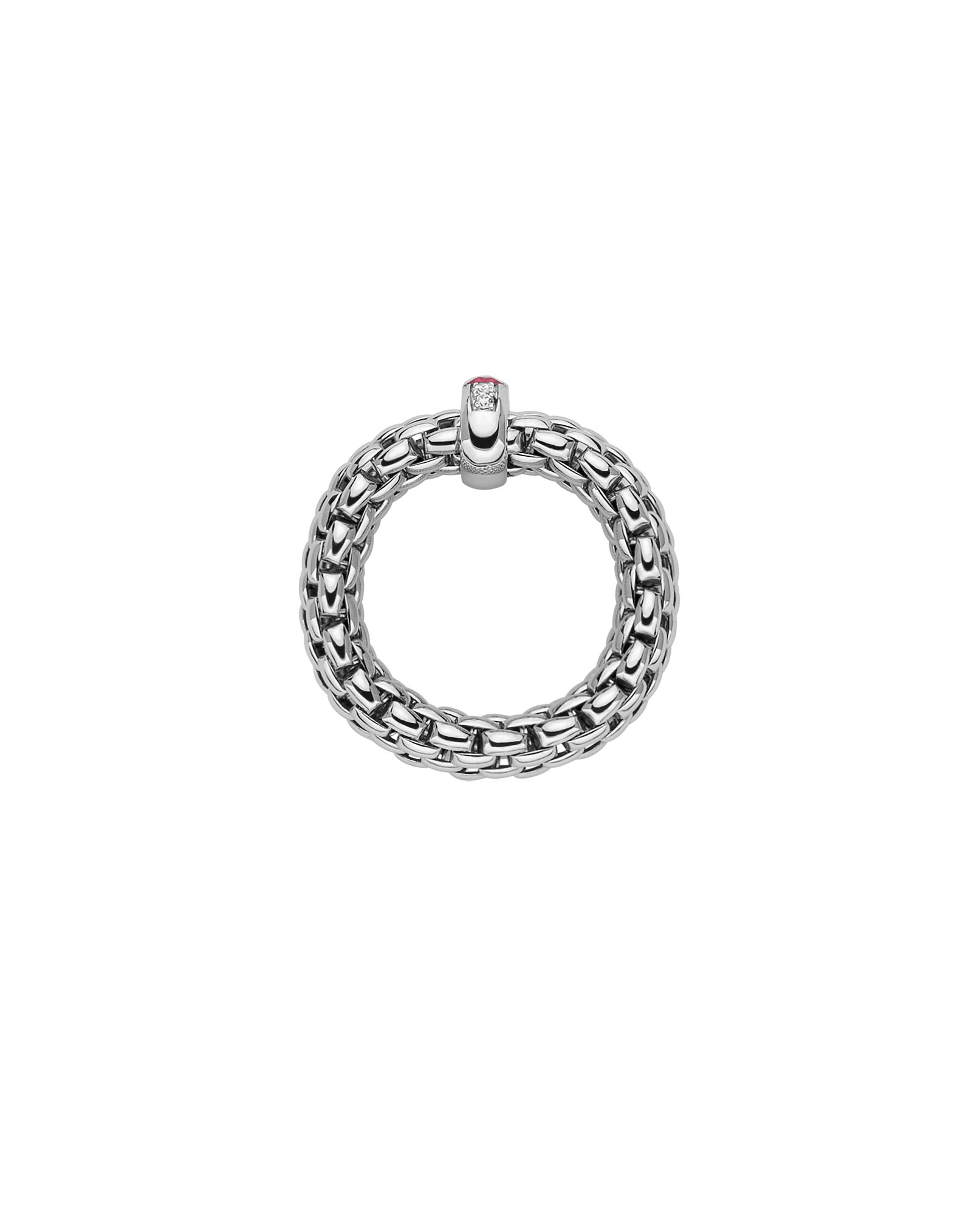 Fope Anello Flex'it con rubino - 58302AX_B4 - FOPE - immagine 3