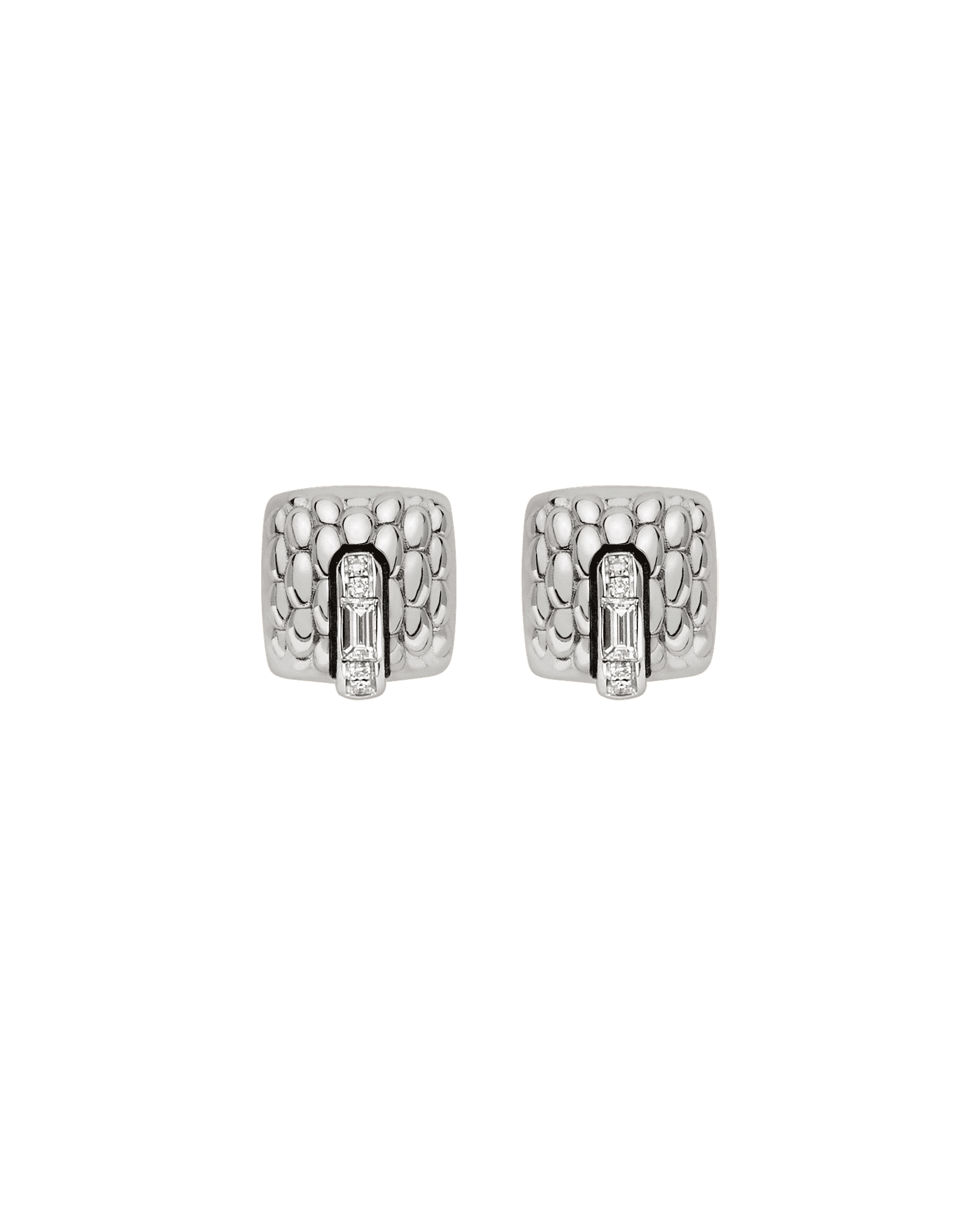Fope Orecchini a bottone in oro e diamanti - 58302OX_BB - FOPE