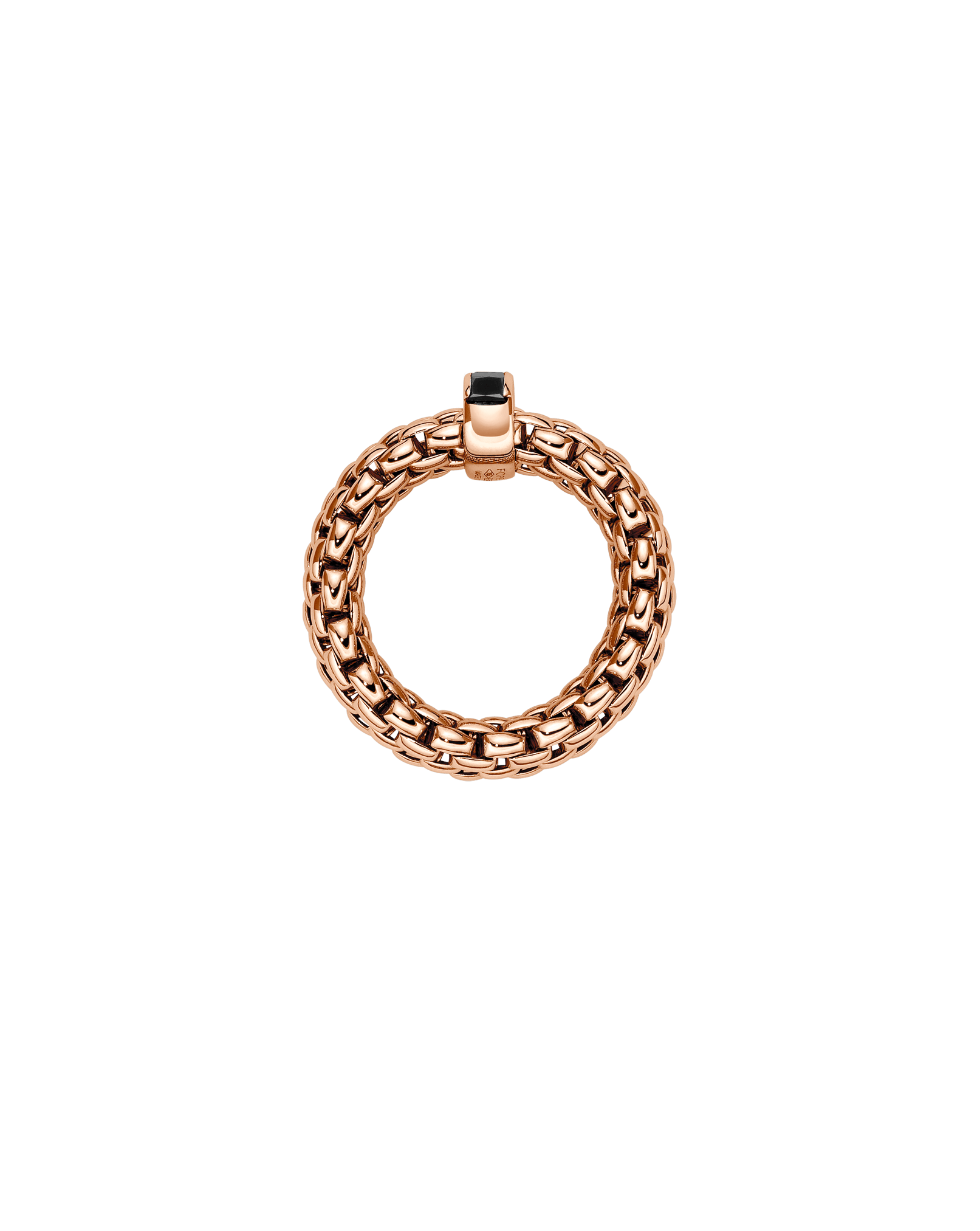 Fope Anello Flex'it con diamanti neri - 58402AX_BN - FOPE - immagine 3