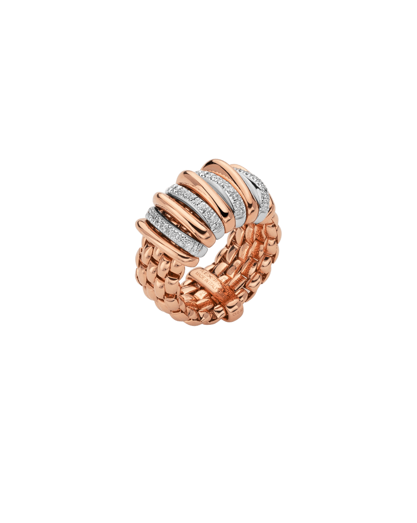 Fope Anello Flex'it con diamanti - 58804AX_BB - FOPE